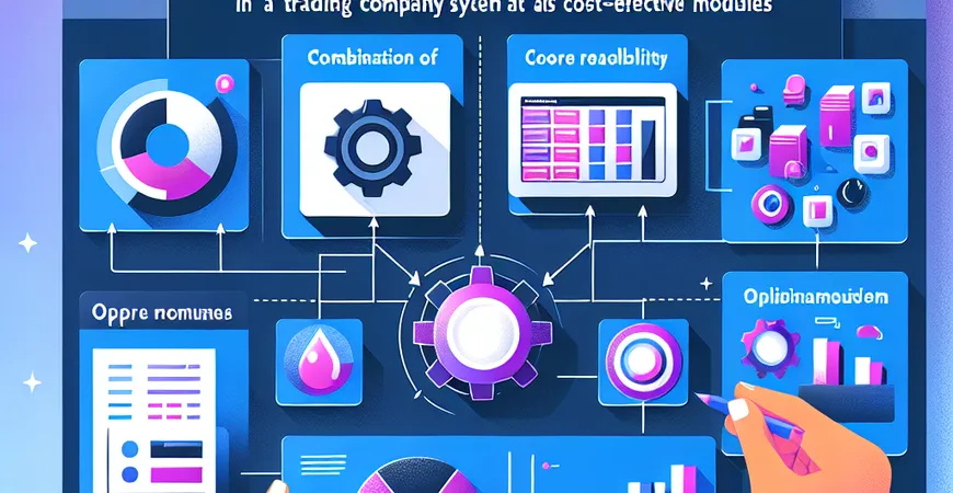  商贸企业ERP按模块购买怎么组合最省钱？核心模块+可选模块搭配  